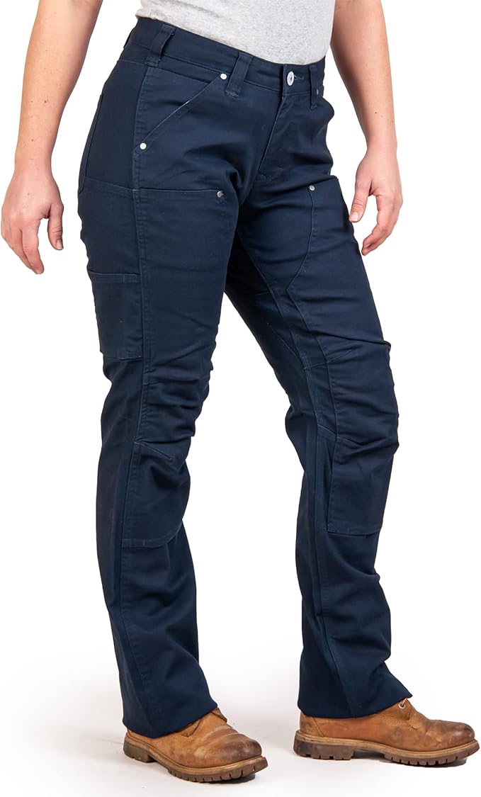 Dovetail Workwear Women�s Anna Taskpant Cargo Pants, Uniform Navy Canvas, Size 6 (Like New)