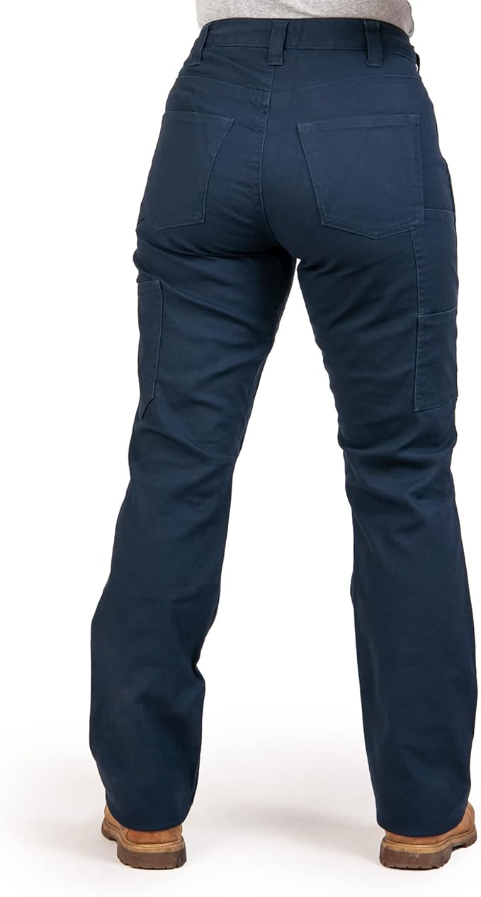 Dovetail Workwear Women�s Anna Taskpant Cargo Pants, Uniform Navy Canvas, Size 6 (Like New)