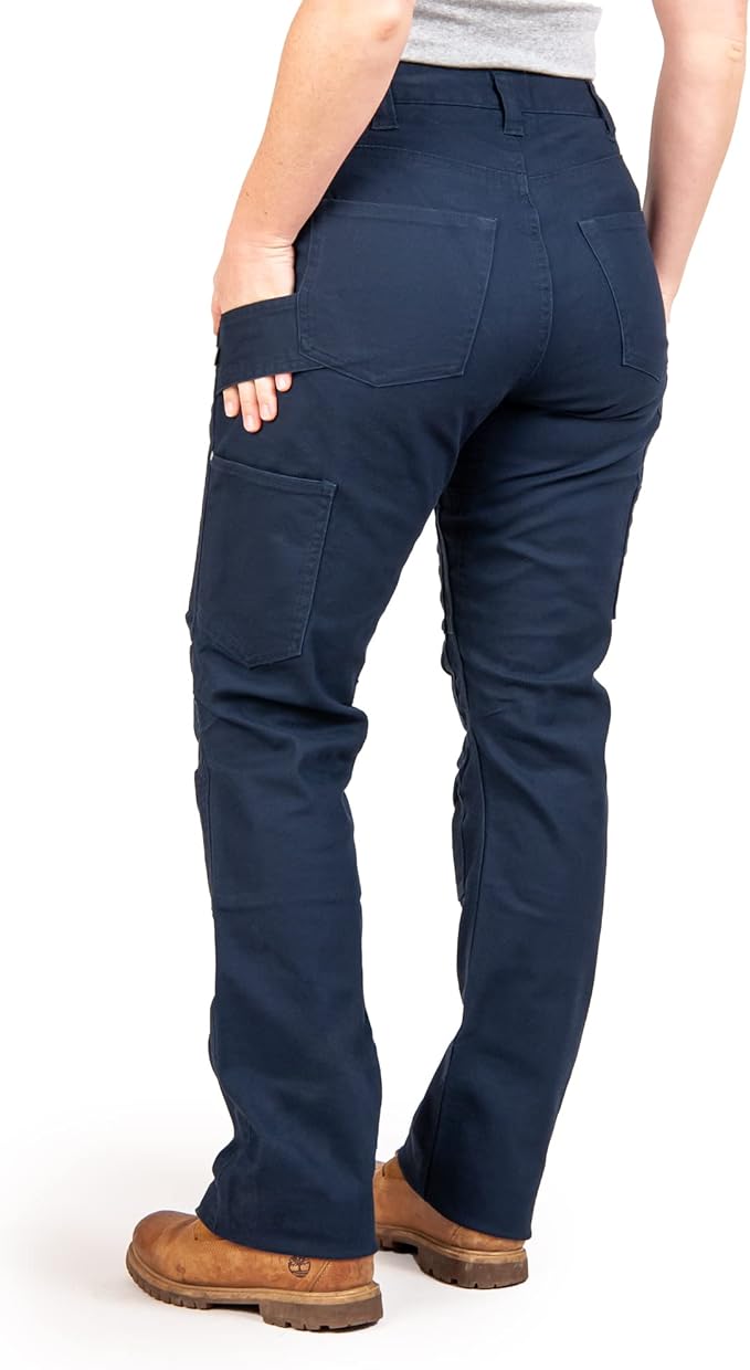 Dovetail Workwear Women�s Anna Taskpant Cargo Pants, Uniform Navy Canvas, Size 6 (Like New)