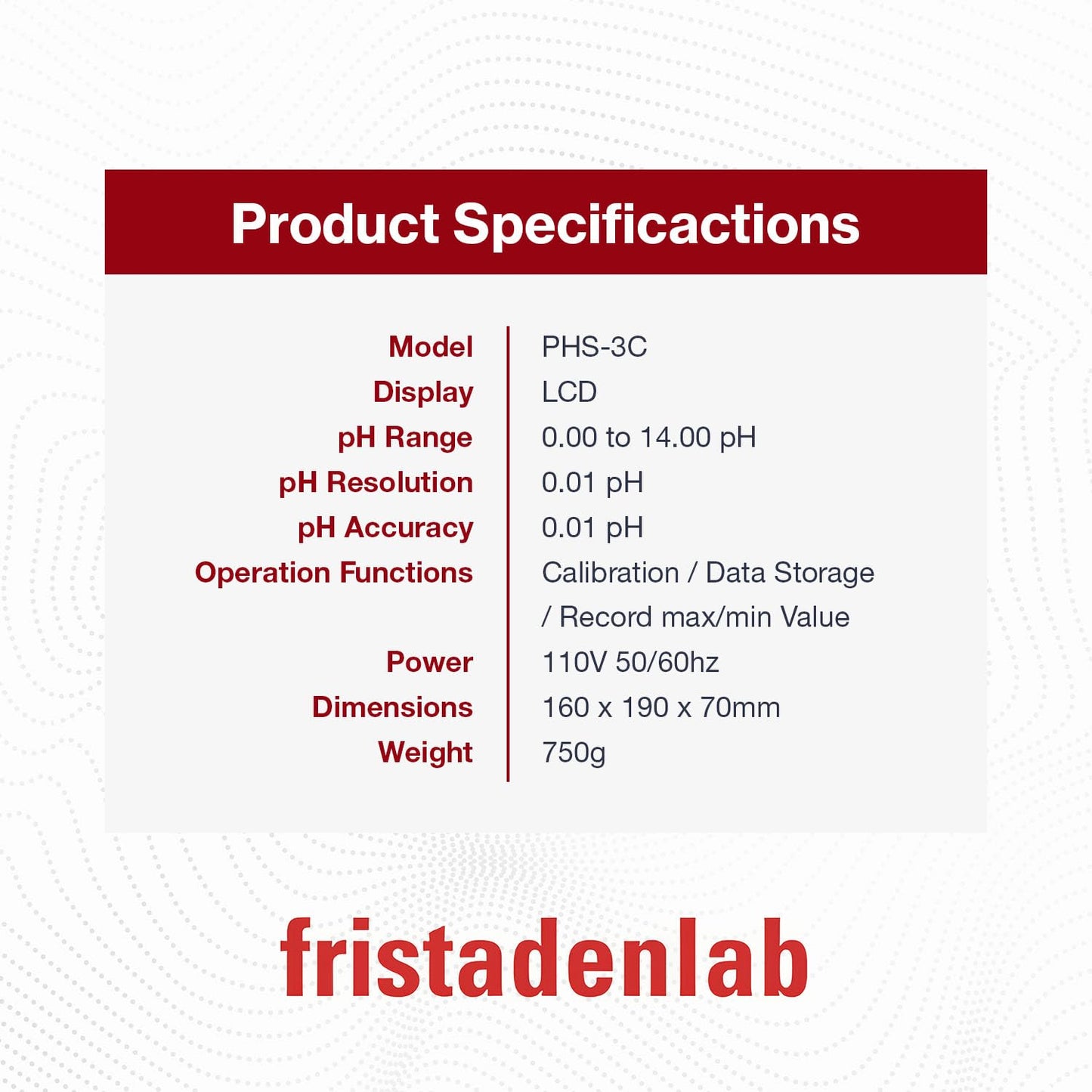 Fristaden Lab High-Accuracy 0.01pH Digital pH Tester for Wine, Beer & Water (Like New)