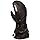 Swany Durable Flexible Insulated Leather Winter Mittens for Men, Black - Large (Like New)
