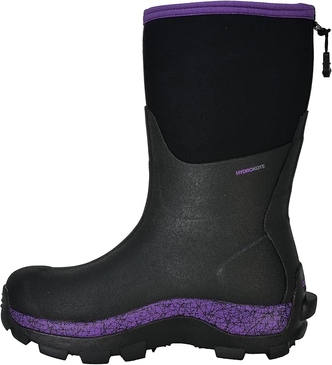 Dryshod Arctic Storm Extreme-Cold Winter Mid Boot for Women, Size 9 - Black/Grey (New, Damaged Retail Box)