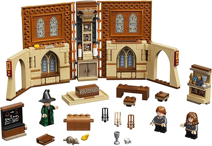 LEGO Harry Potter Transfiguration Class 76382 Playset – McGonagall Room, 241pcs (New, Damaged Retail Box)