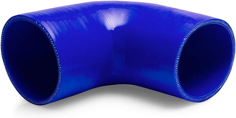 Mishimoto MMCP-3590BL 3.5" 90° Silicone Coupler Elbow Hose, 3” Thickness - Blue (Like New)