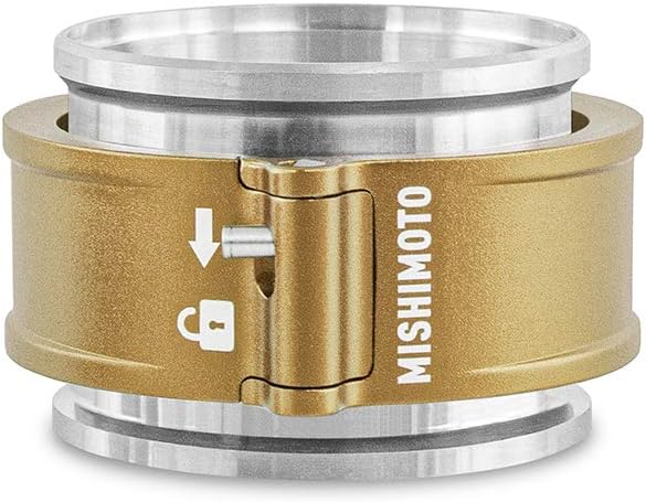 Mishimoto MMCLAMP-QD-25GD Quick Release Clamp Assembly, 2.5" Gold (New)