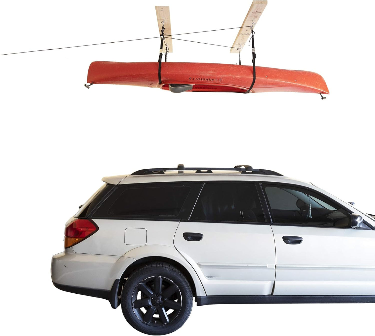 HARKEN Overhead Smart Garage Storage Kayak Hoist System for Canoe/Paddle Board (Like New)