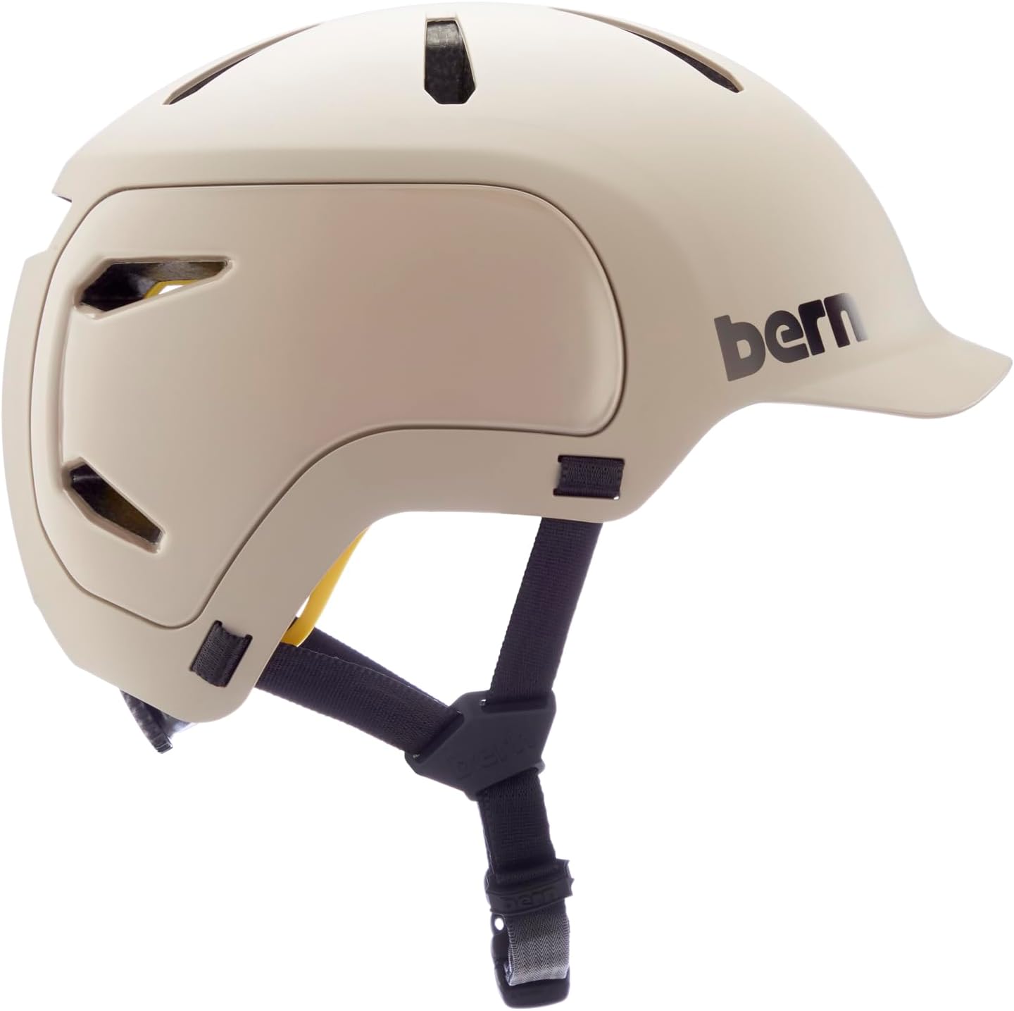 Bern Watts 2.0 Multisport Adjustable Bicycle Helmet for Adult, Matte Sand, Small (Like New)