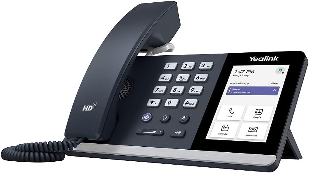 Yealink MP54 IP Phone - Corded - Corded - Desktop - Classic Gray (Like New)