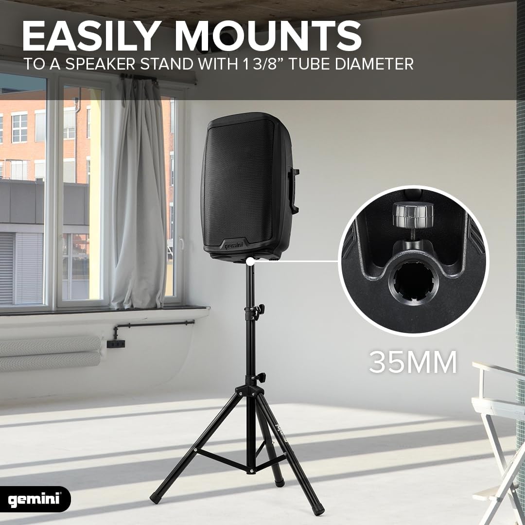 Gemini Sound AS-2112BT 1500W Dynamic Bluetooth Loudspeaker, 12-inch - Black (Used)