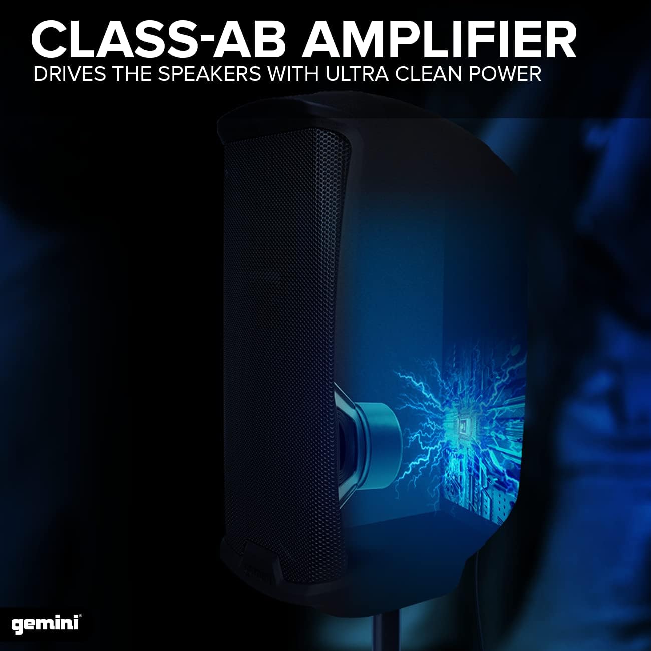 Gemini Sound AS-2112BT 1500W Dynamic Bluetooth Loudspeaker, 12-inch - Black (Used)