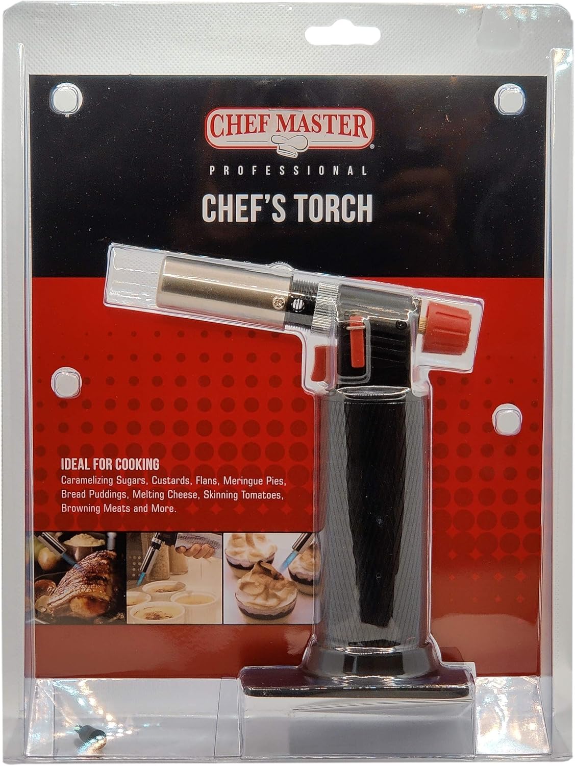 Chef Master Refillable Cooking Torch Gun for Searing Steaks/Meat/Desserts/BBQ (Like New)