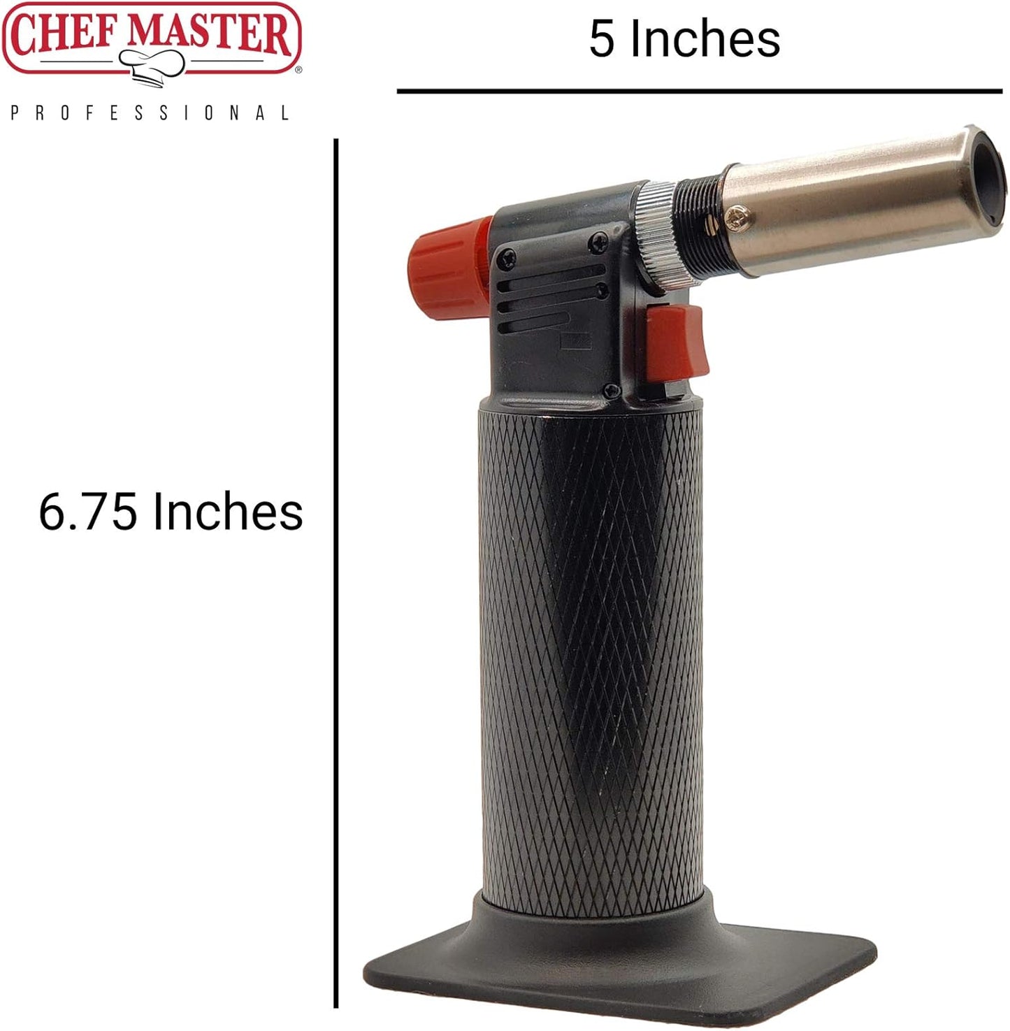 Chef Master Refillable Cooking Torch Gun for Searing Steaks/Meat/Desserts/BBQ (Like New)