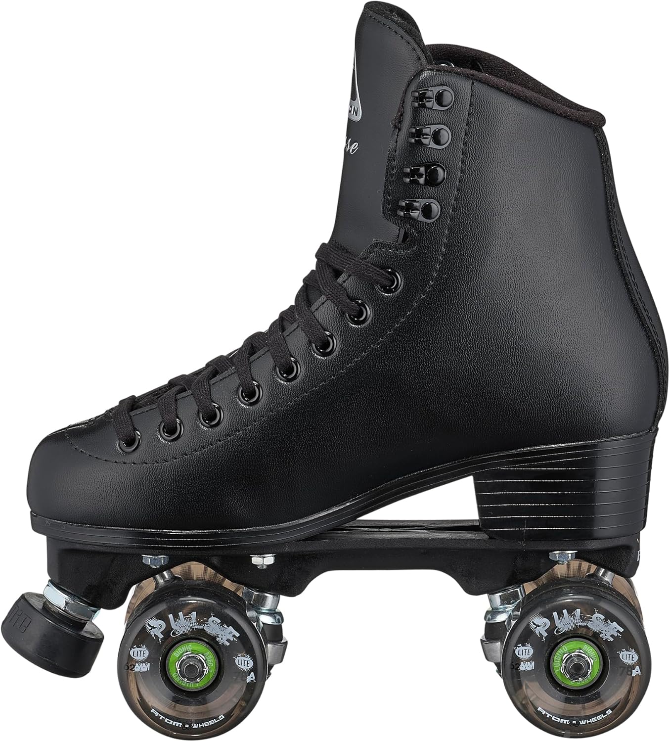 Jackson Ultima Polyurethane Finesse Lace-Up Rhythm Roller Skates, Black, Size 4 (Used)