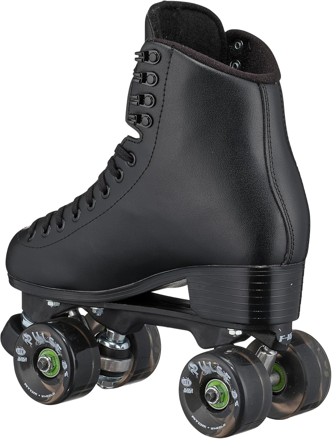 Jackson Ultima Polyurethane Finesse Lace-Up Rhythm Roller Skates, Black, Size 4 (Used)