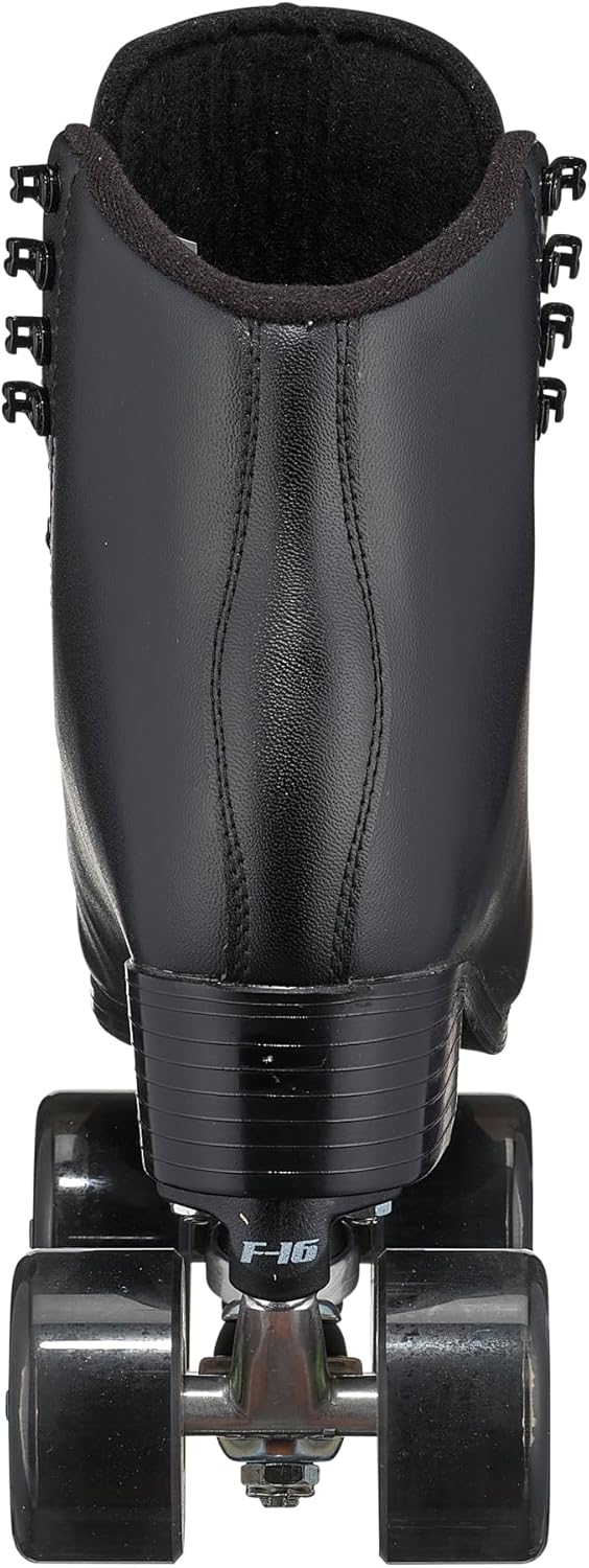 Jackson Ultima Polyurethane Finesse Lace-Up Rhythm Roller Skates, Black, Size 4 (Used)
