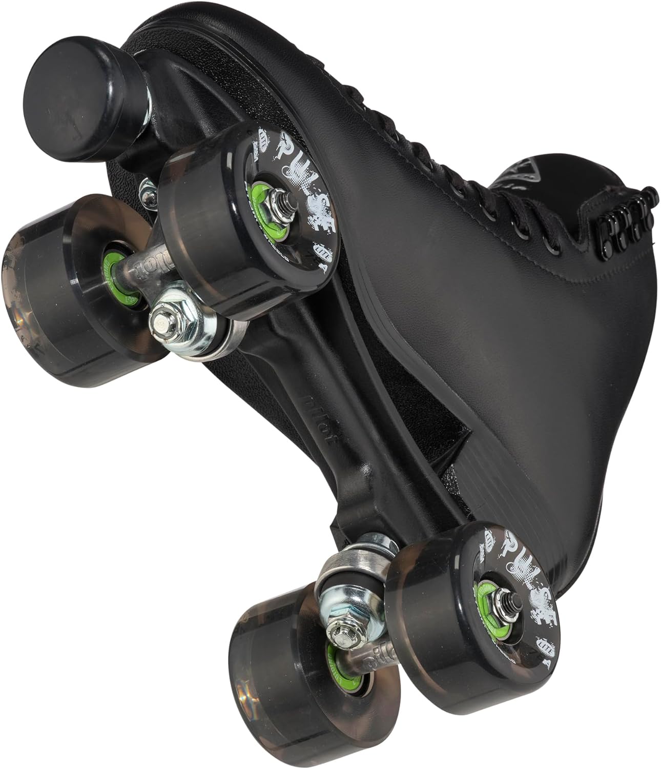 Jackson Ultima Polyurethane Finesse Lace-Up Rhythm Roller Skates, Black, Size 4 (Used)