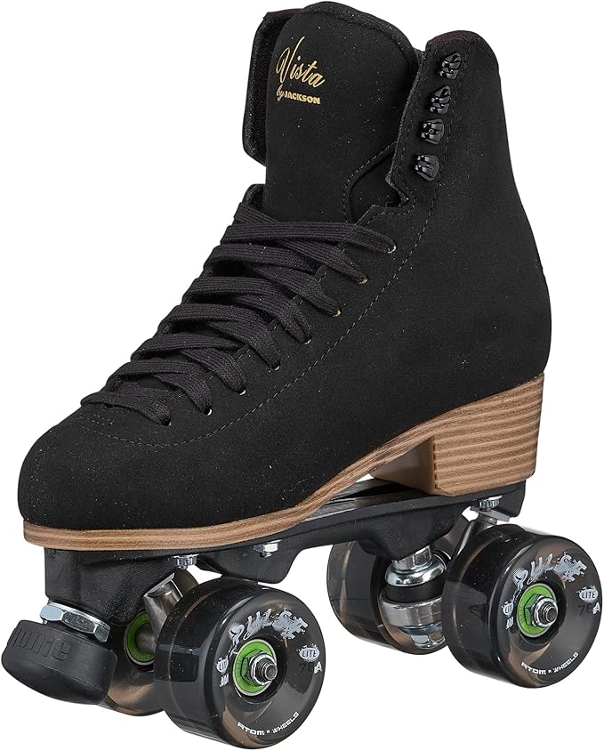 Jackson Vista Viper Outdoor Roller Skates for Women and Girls, Size 7 - Black (New)