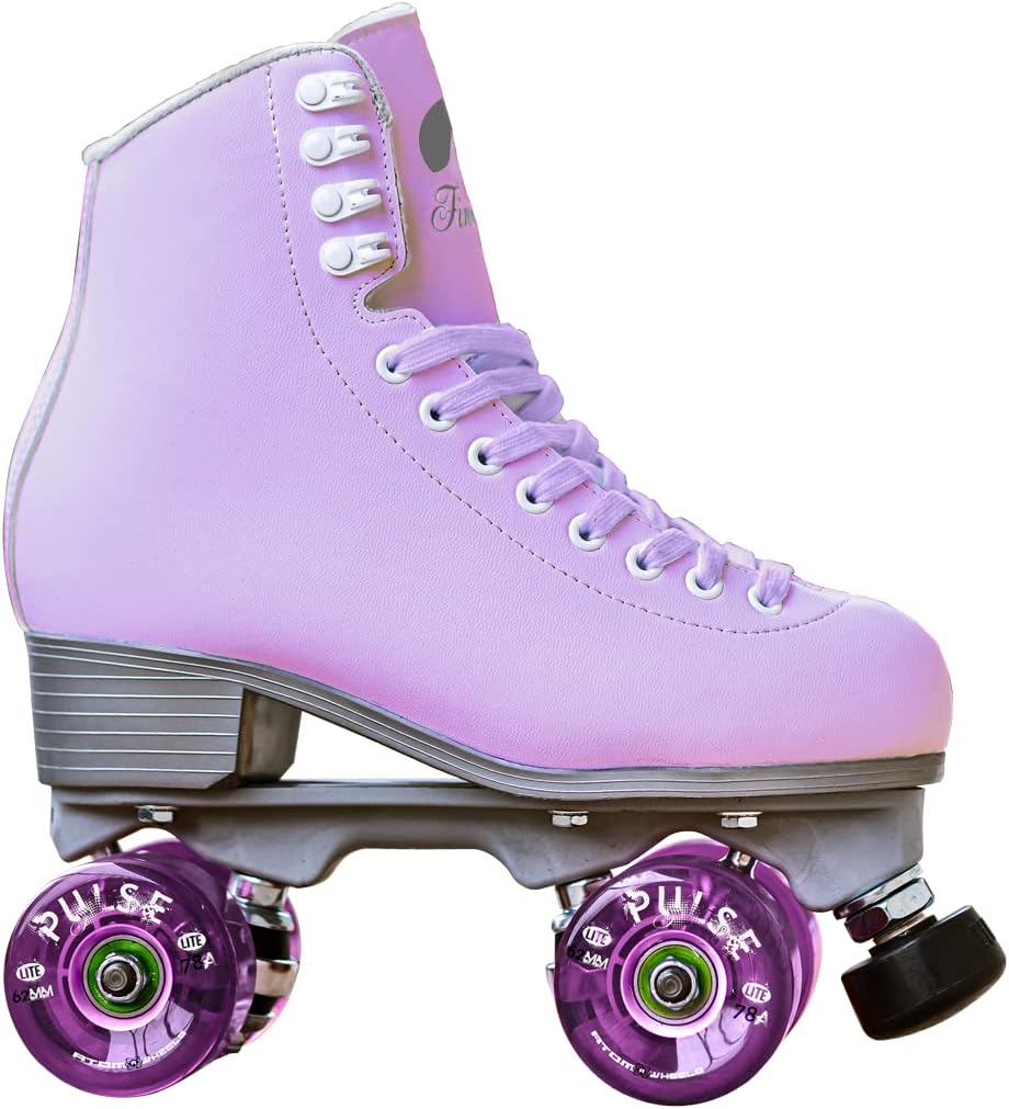 Jackson Ultima Finesse Women's Black Rhythm Roller Skates, Pink - Women's Size 4 (Like New)