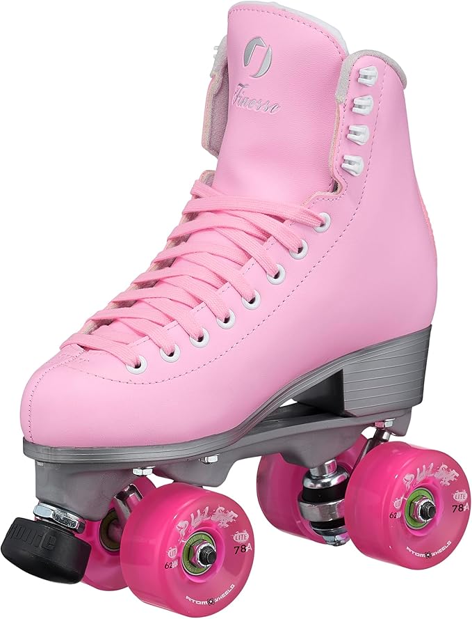 Jackson Ultima Finesse Viper Nylon Outdoor Roller Skates, Women�s Size 6 - Pink (Like New, Damaged Retail Box)