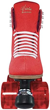 Jackson Ultima Vista Viper Nylon Outdoor Skates for Womens & Girls, Red - Size 4 (Like New)