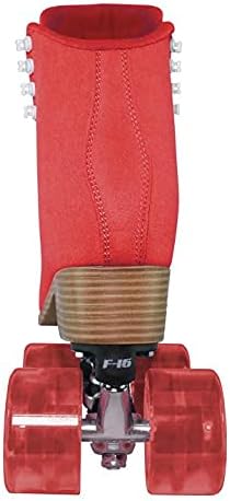 Jackson Ultima Vista Viper Nylon Outdoor Skates for Womens & Girls, Red - Size 4 (Like New)