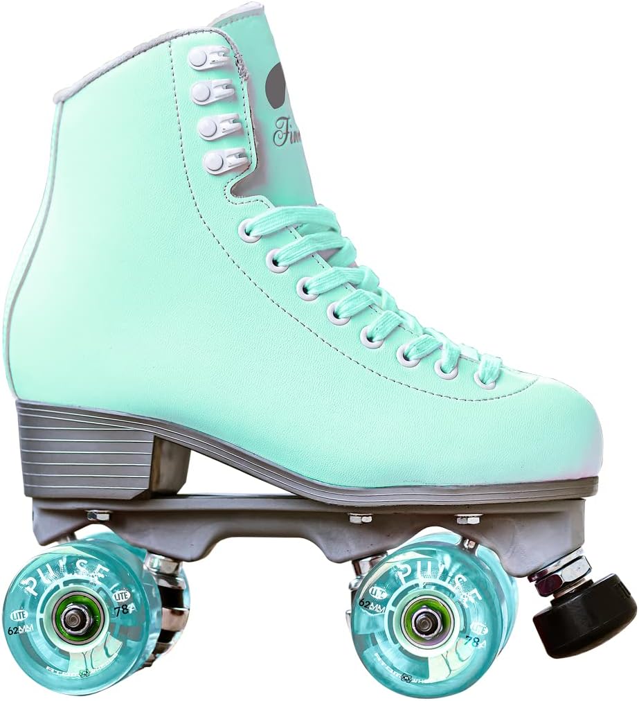 Jackson Ultima Finesse Women's Black Rhythm Roller Skates, Pink - Women's Size 4 (Like New)