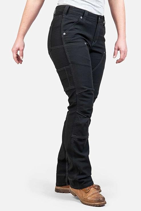 Dovetail Workwear 11 Pocket Britt Utility Cargo Pants for Women, Size 8 - Black (Like New)