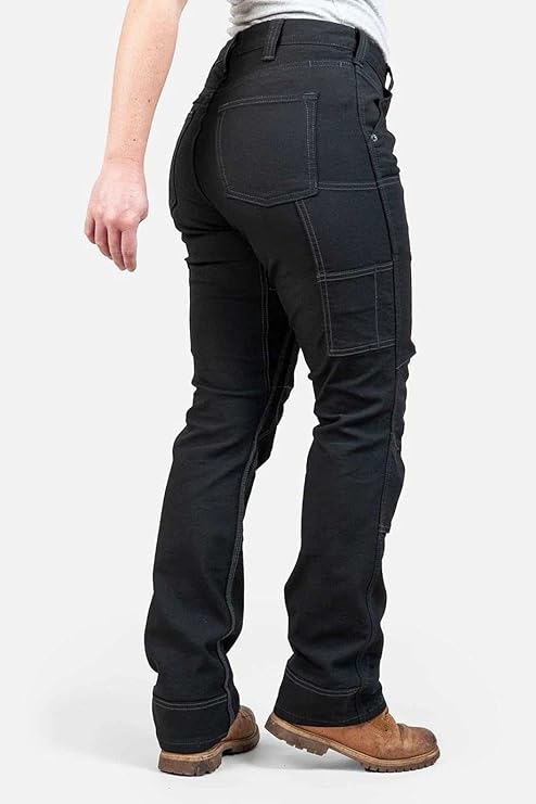 Dovetail Workwear 11 Pocket Britt Utility Cargo Pants for Women, Size 8 - Black (Like New)