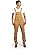 Dovetail Workwear Freshley Overalls for Women, Saddle Brown Canvas - Size 4 Long (Like New)
