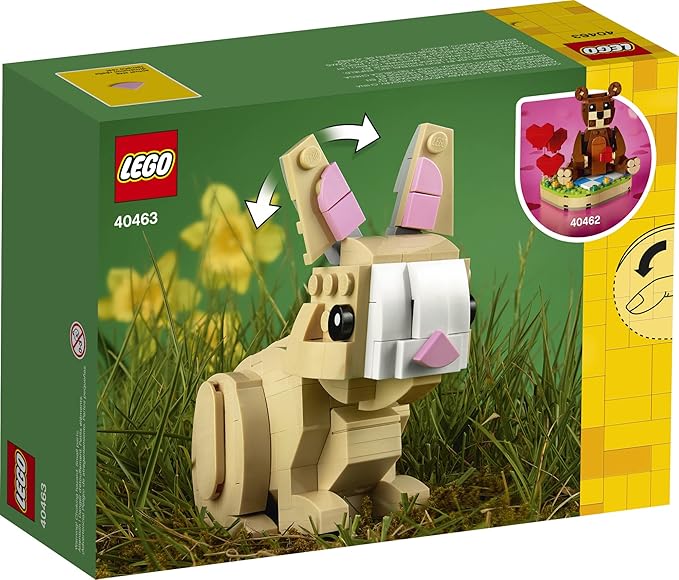 LEGO Easter Bunny 40463 Building Kit – 293pcs Holiday Gift Set, Ages 8+ (New, Damaged Retail Box)