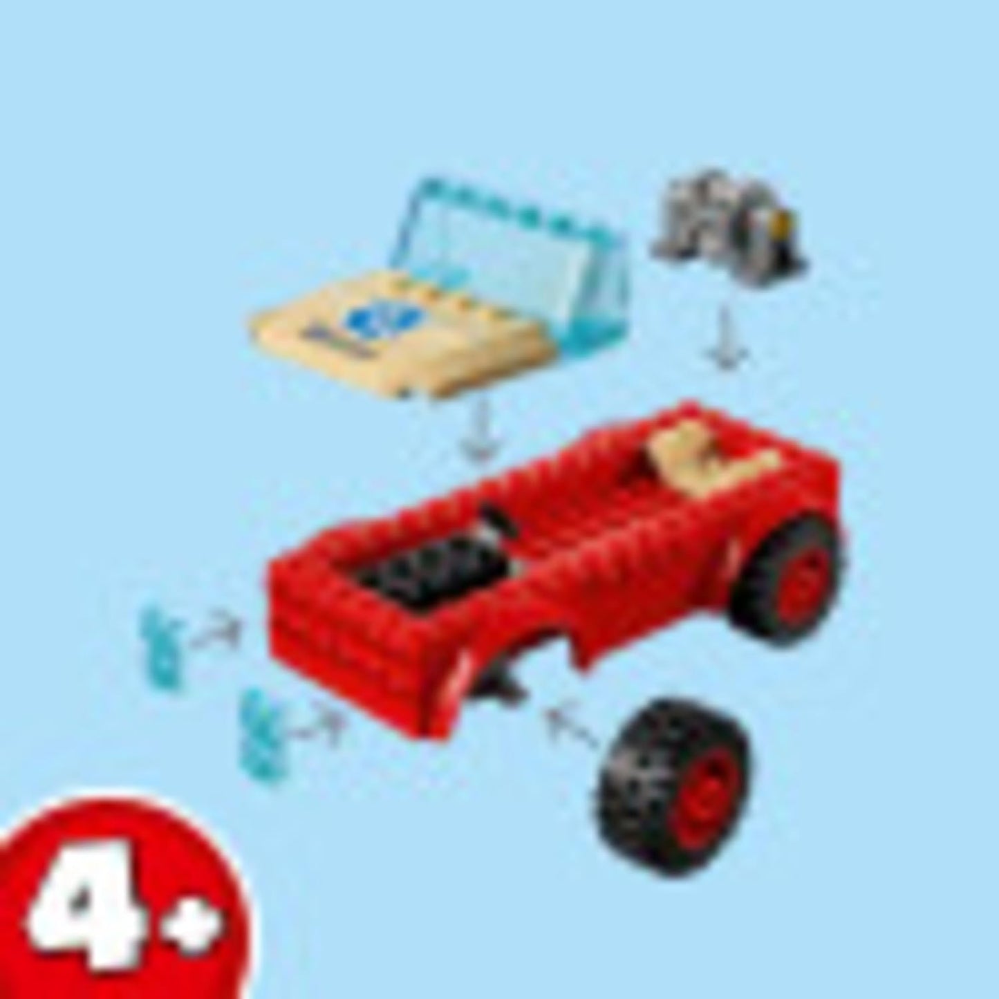 LEGO City Wildlife Rescue Off-Roader 60301 Building Kit, 157 Pieces - Multicolor (Like New)