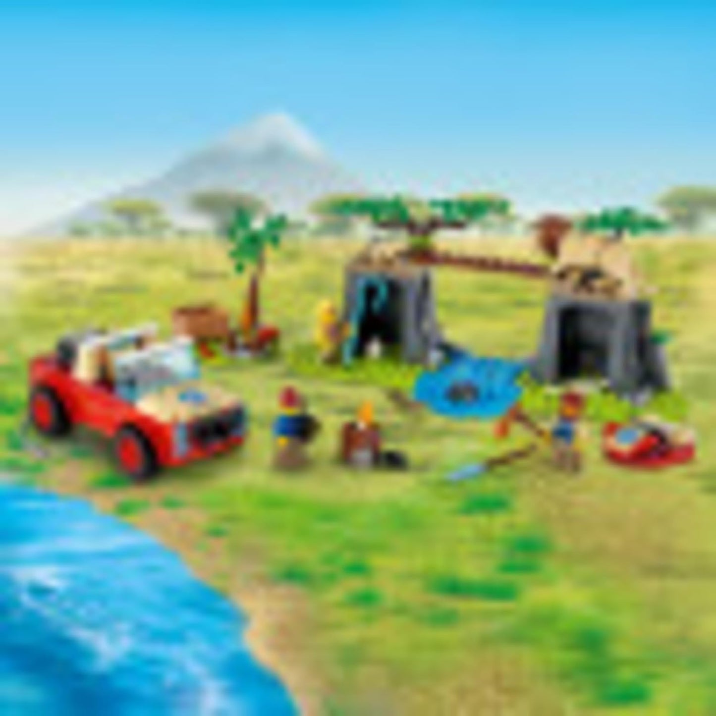 LEGO City Wildlife Rescue Off-Roader 60301 Building Kit, 157 Pieces - Multicolor (New, Damaged Retail Box)