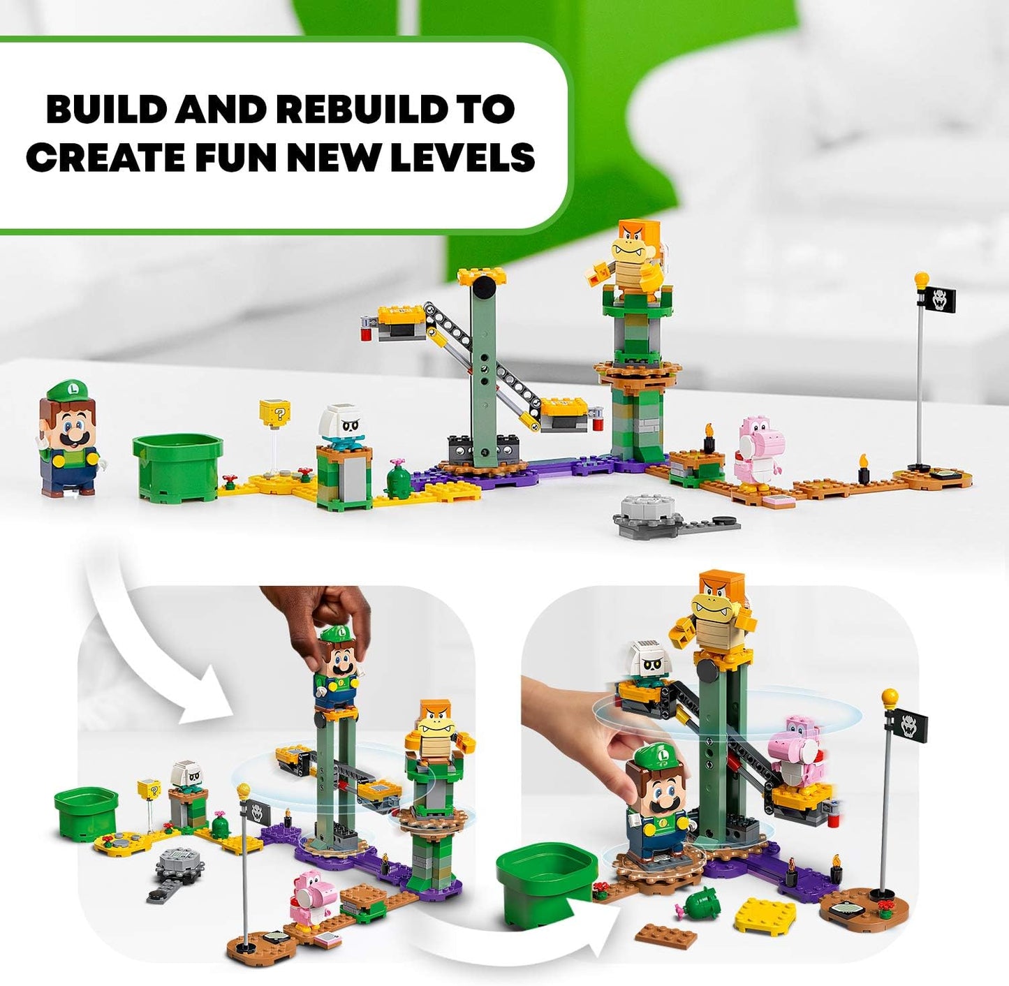 LEGO 6332716 Super Mario Adventures with Luigi Starter Course Kid's Toy, 280pcs (Like New)