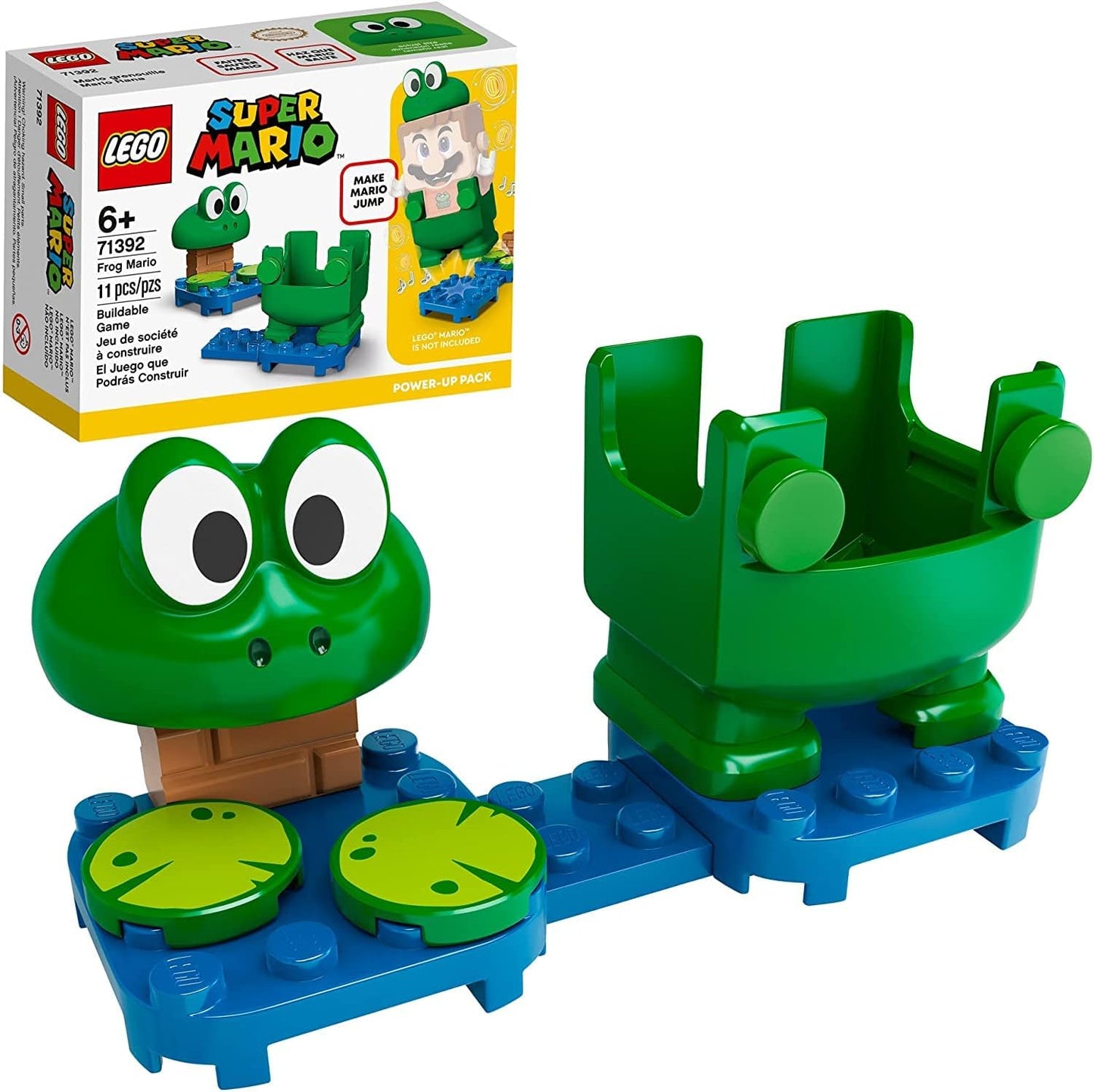 LEGO Frog Super Mario Power-Up Pack Building Sets for Boys & Girls - Multicolor (New, Damaged Retail Box)