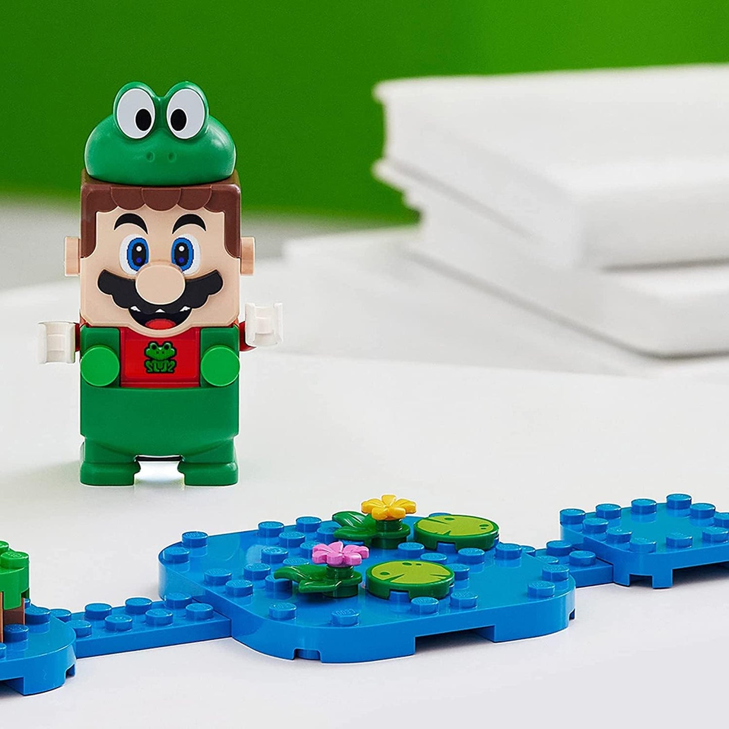 LEGO Frog Super Mario Power-Up Pack Building Sets for Boys & Girls - Multicolor (New, Damaged Retail Box)