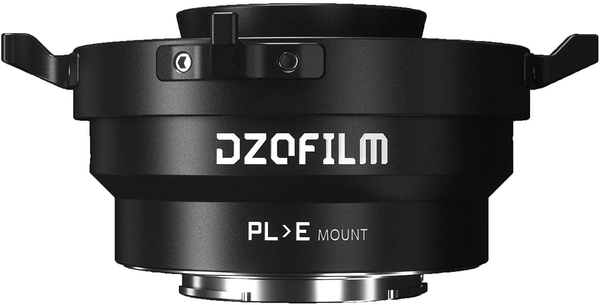 DZOFILM Octopus Aluminum Alloy PL-Mount Adapter Compatible w/ Sony E Lens, Black (Like New)