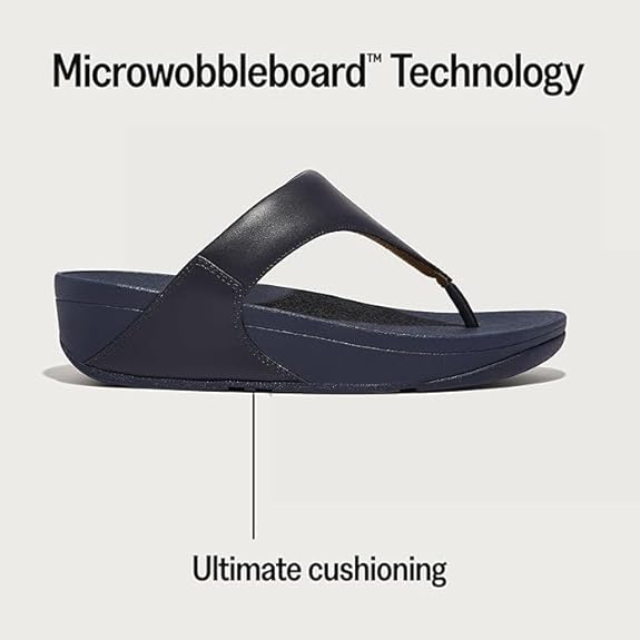 FitFlop Women's Lulu Shimmer Toe-Post Sandal, Slip-On Comfort, Size 6, All Black (Like New)