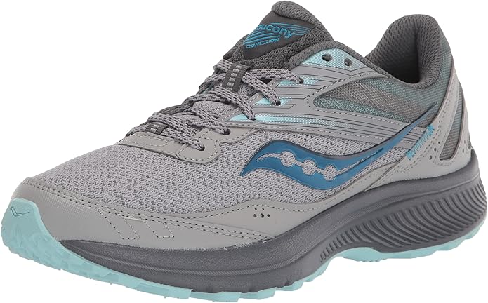 Saucony Versarun Cushioning Tr15 Mesh Running Shoes For Women, Alloy/Topaz, 11.5 (Like New)