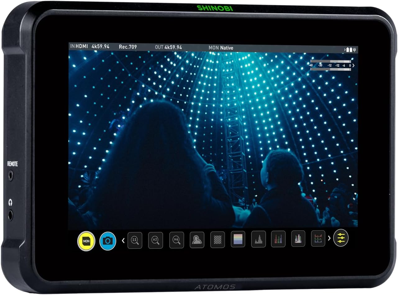Atomos Shinobi 7" 4K HDMI/SDI Monitor for Professional Video Production - Black (Like New)