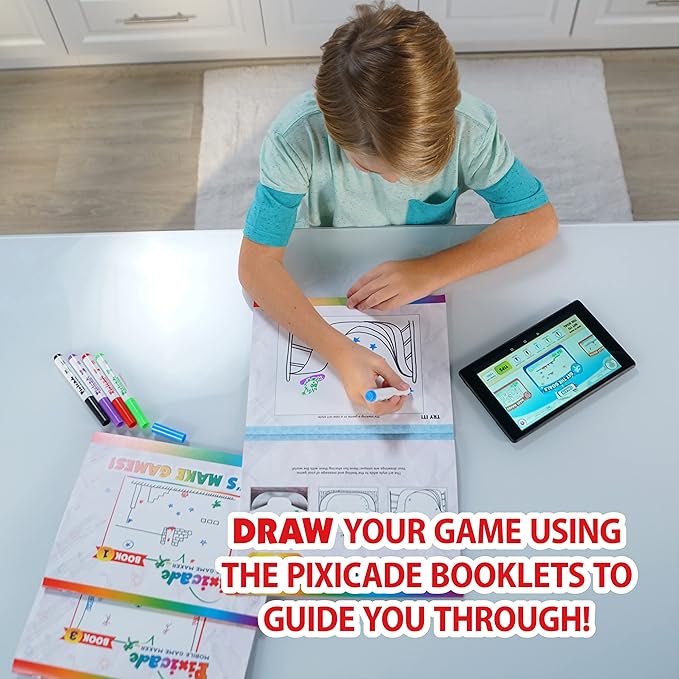 Pixicade Video Game Maker STEM Kit – Create and Play Your Own Games - Ages 6+ (Like New)