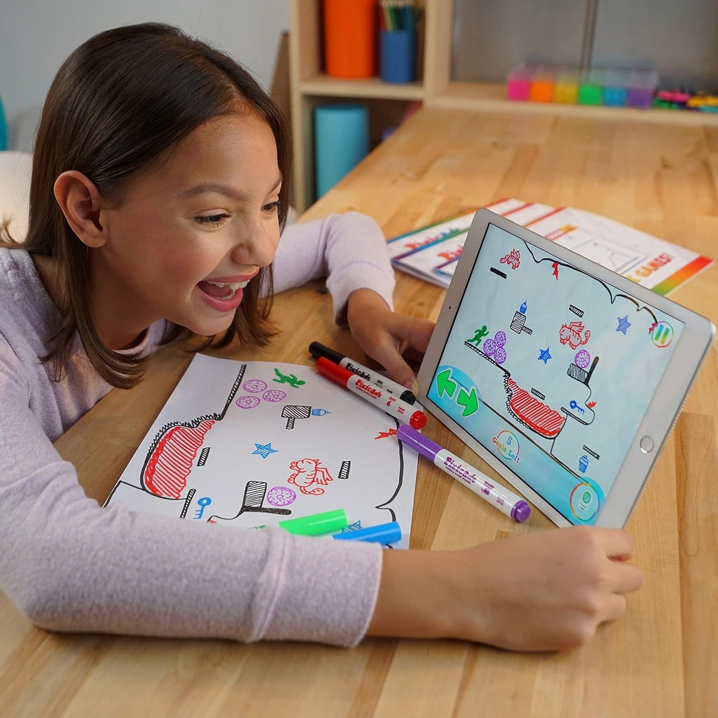 Pixicade Video Game Maker STEM Kit – Create and Play Your Own Games - Ages 6+ (Like New)