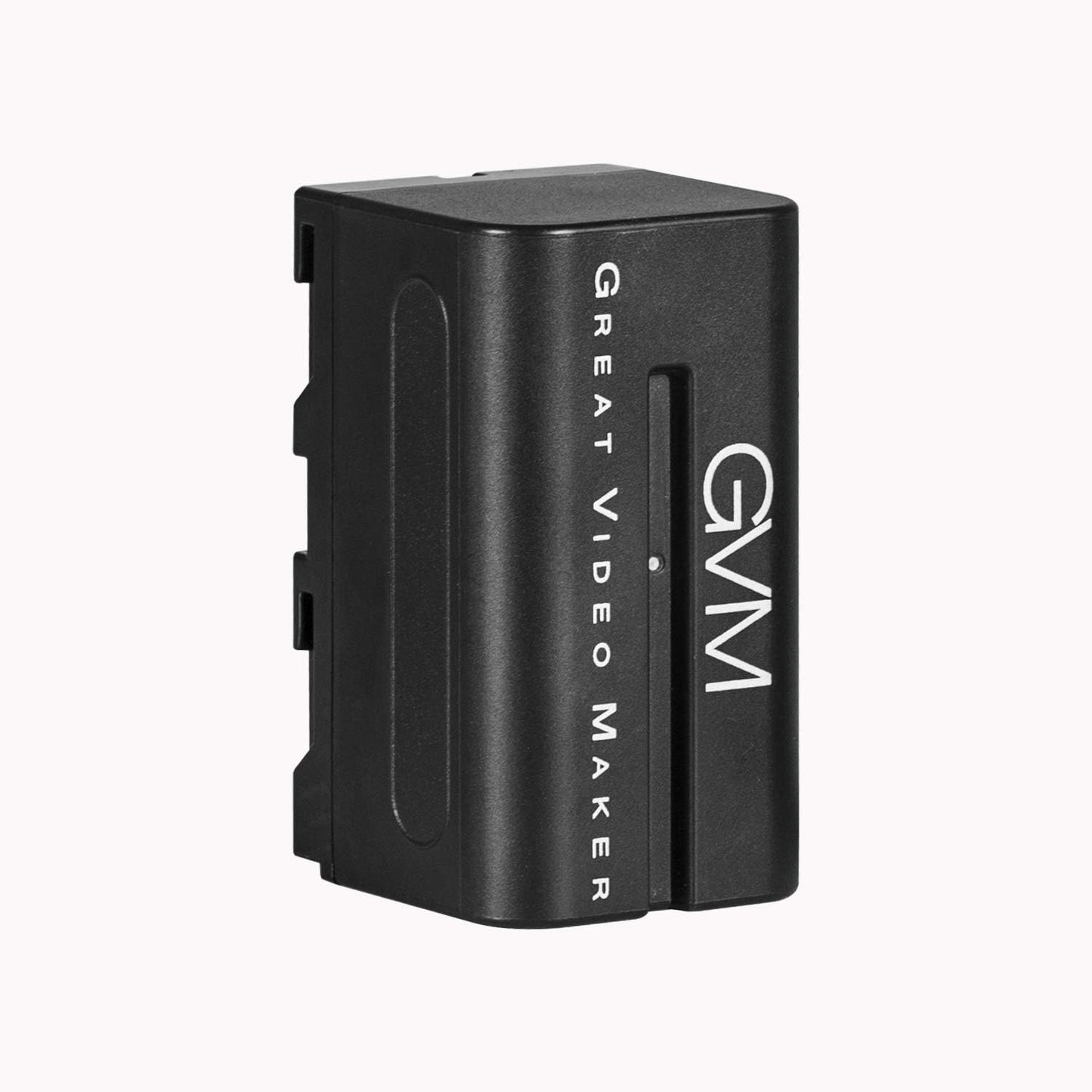 GVM Great Video Maker Batteries with Travel Chargers for Camera, 4400mAh - Black (Like New)