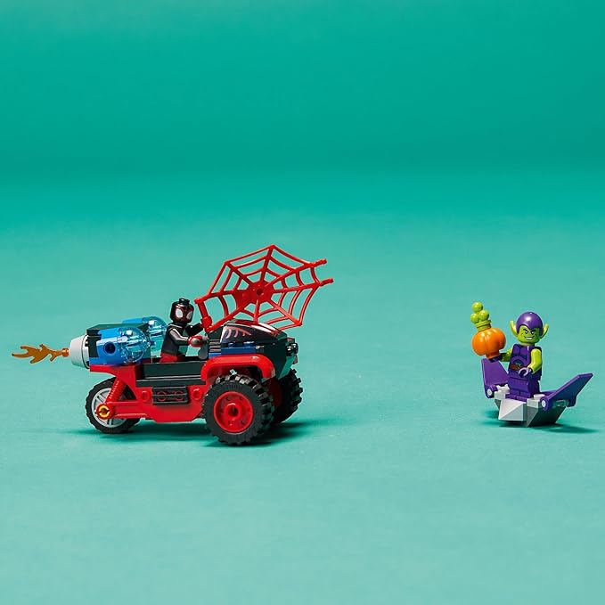 LEGO Marvel 10781 Miles Morales Spider-Man Techno Trike Set for Kids Ages 4+ (New, Damaged Retail Box)