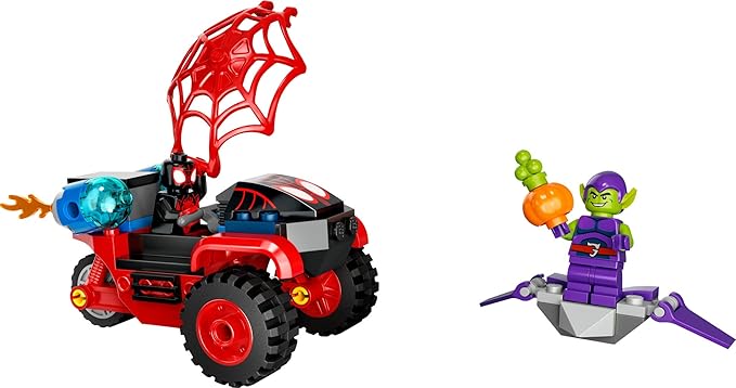 LEGO Marvel 10781 Miles Morales Spider-Man Techno Trike Set for Kids Ages 4+ (New, Damaged Retail Box)