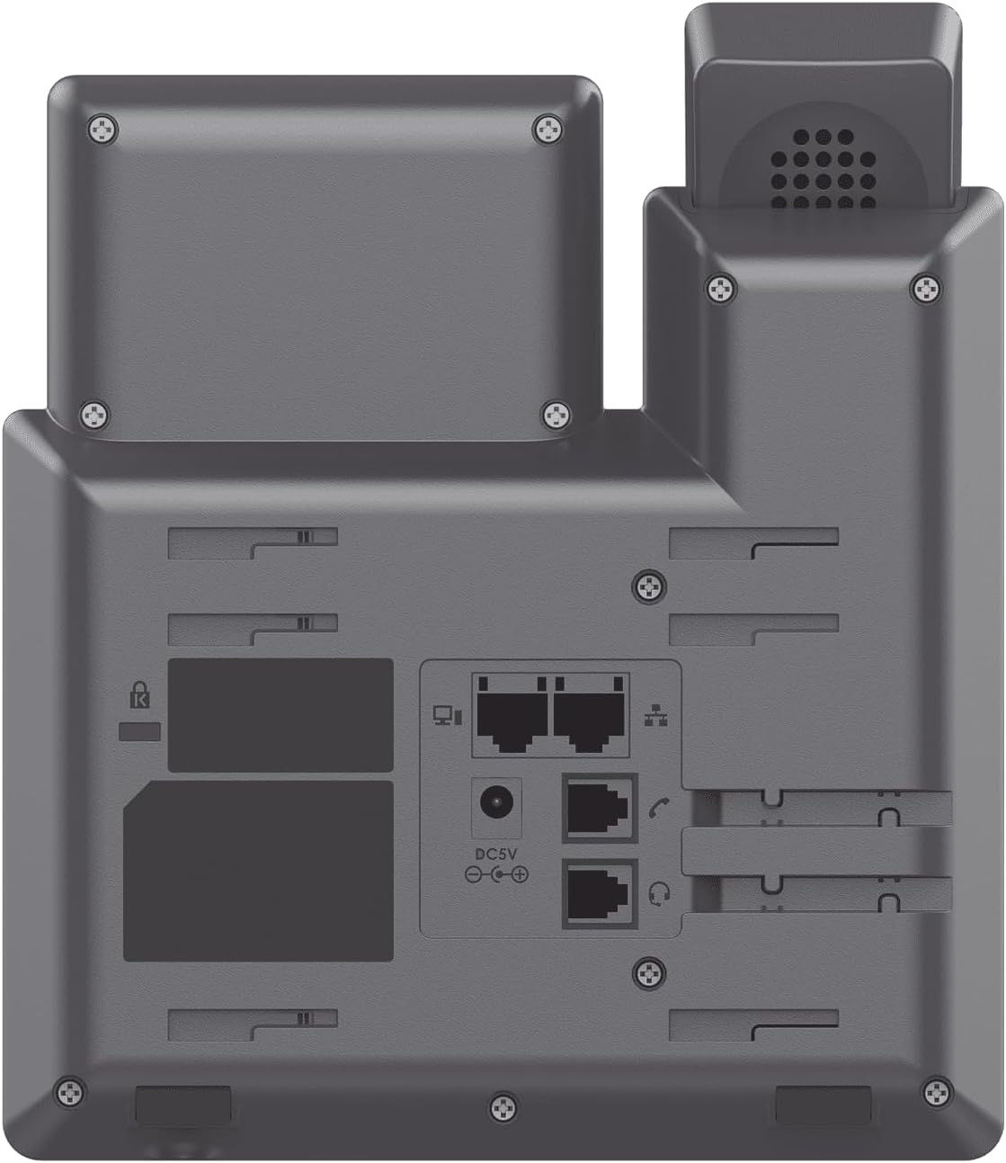 Grandstream GRP2601 2-Lines Digital Plastic Corded Electric VoIP Phone, Gray (Like New)