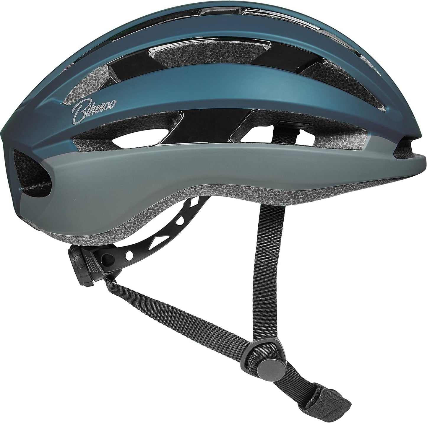 Bikeroo KP-1 Polycarbonate Helmet with Light for Cycling, Medium - Navy (Like New)