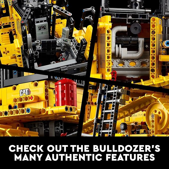 LEGO Technic App-Control Cat D11 Bulldozer 42131 Building Set for Adult 3854 Pcs (Like New)