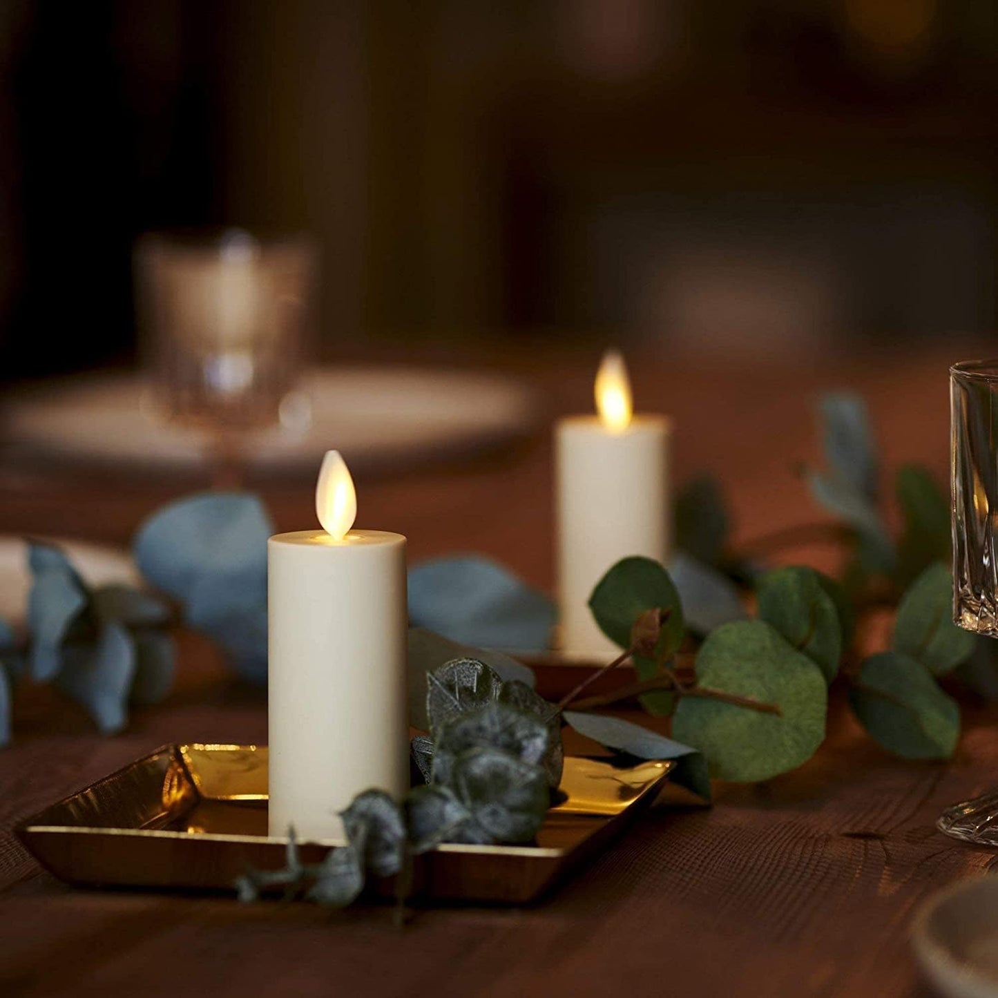 Luminara Outdoor Votive Flameless Moving Flame LED Candle, 1.2 Watts - Set of 2 (Like New)