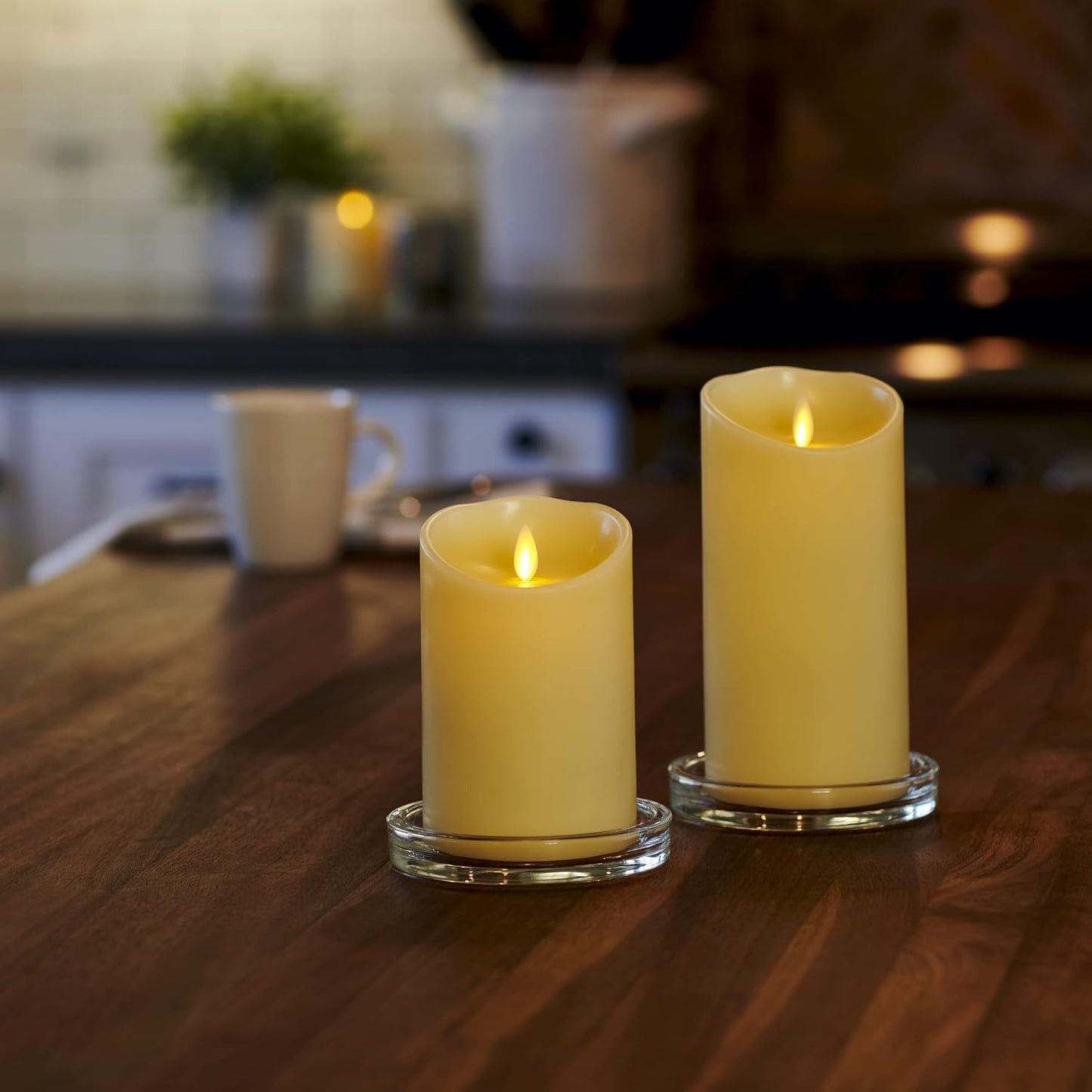 Luminara Flickering Moving Flame Battery Powered Portable Indoor LED Candle, 3-V (Used, No Retail Box)