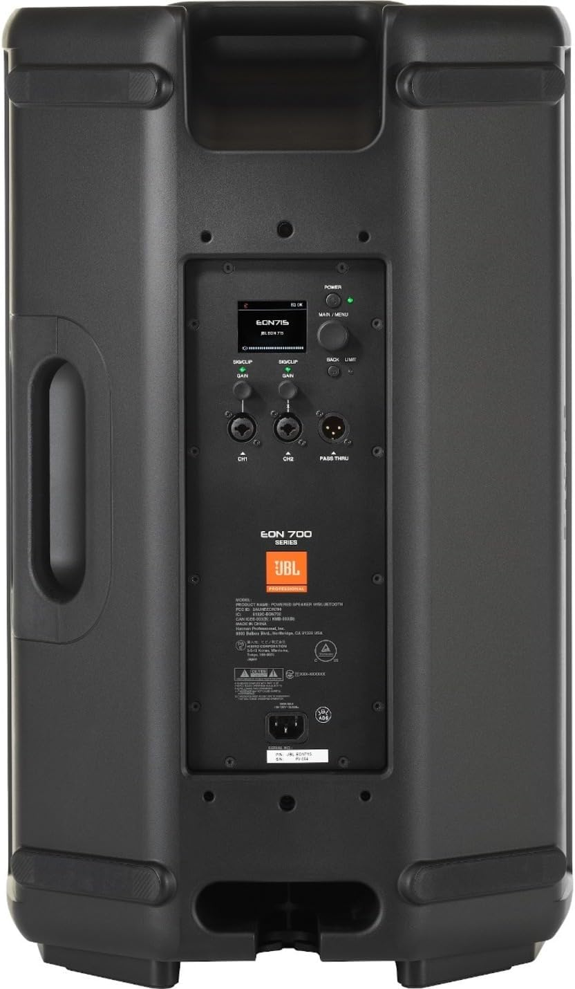 JBL Professional EON715 Powered PA Loudspeaker with Bluetooth, 15-inch - Black (Like New)